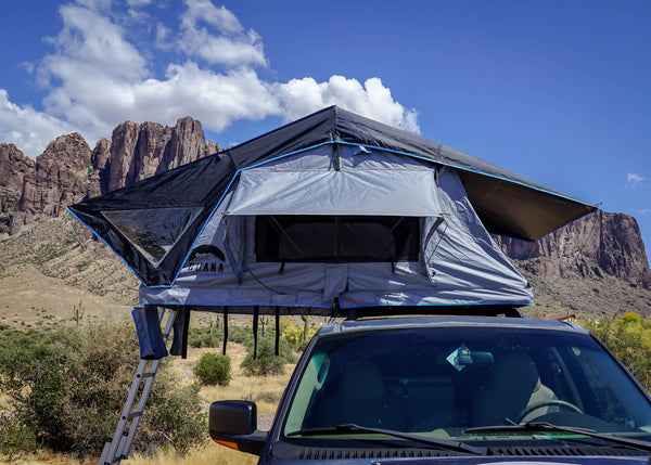 Guana Equipment Nosara Roof Top Tent Setup Front View